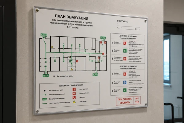 планы эвакуации
